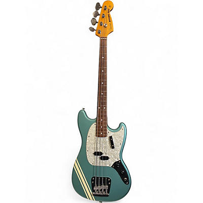 Used Fender Competition Series MB-98 MUSTANG REISSUE MIJ Ocean Turquoise Electric Bass Guitar