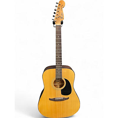 Used Fender Concord Natural Acoustic Guitar