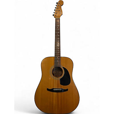 Used Fender Concord Natural Acoustic Guitar