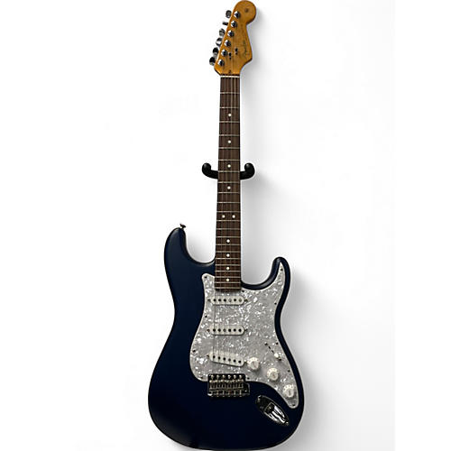 Used Fender Corey Wong Stratocaster Blue Solid Body Electric Guitar Blue