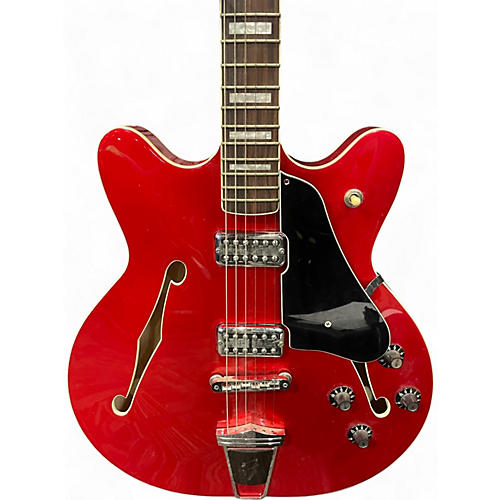Used Fender Coronado 2 Red Hollow Body Electric Guitar Red
