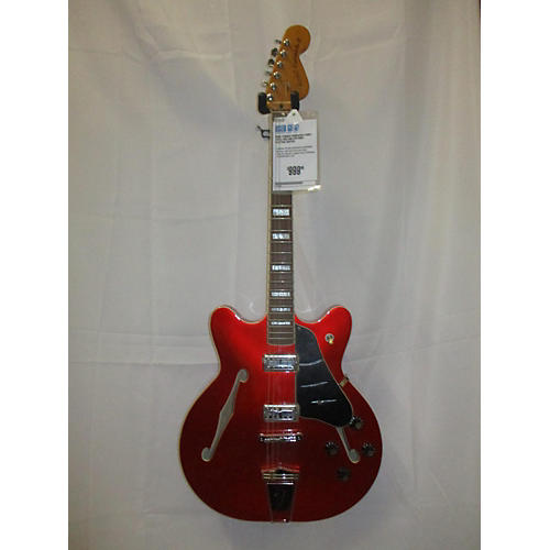 Fender Used Fender Coronado Candy Apple Red Hollow Body Electric Guitar Candy Apple Red