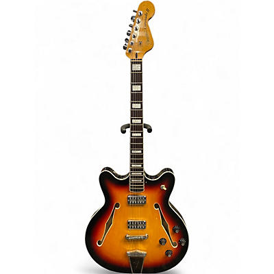 Used Fender Coronado II Sunburst Hollow Body Electric Guitar
