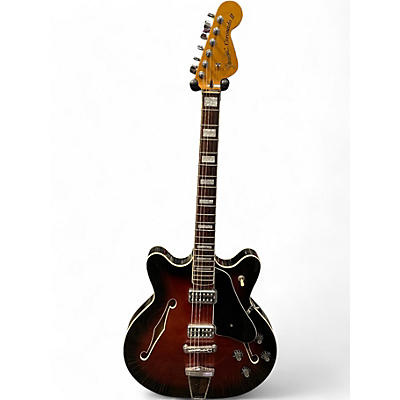Used Fender Coronado II Sunburst Hollow Body Electric Guitar