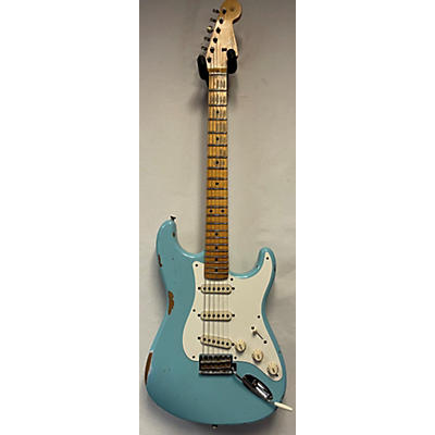 Fender Used Fender Custom 1957 Stratocaster Daphne Blue Solid Body Electric Guitar