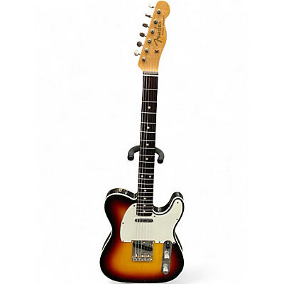 Used Fender  Custom 60 Telecaster Relic 3 Color Sunburst Solid Body Electric Guitar