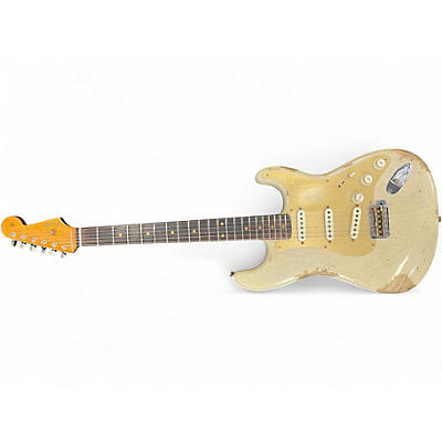 Used Fender Custom LTD 59 RST Stratocaster Heavy Relic Vintage Blonde Solid Body Electric Guitar