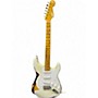 Used Fender Custom Shop 1956 Stratocaster Redil White over Sunburst Solid Body Electric Guitar White over Sunburst