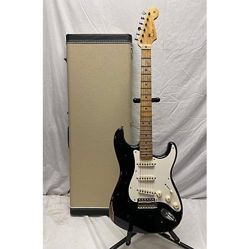 Fender Used Fender Custom Shop 1959 Heavy Relic Stratocaster Black Solid Body Electric Guitar Black