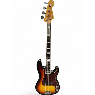 Used Fender Custom Shop 1959 P Bass 3 Color Sunburst Electric Bass Guitar