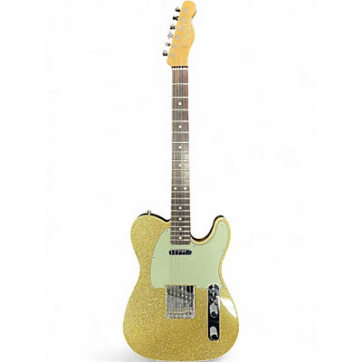 Used Fender Custom Shop 1960 Telecaster NOS Gold Sparkle Solid Body Electric Guitar