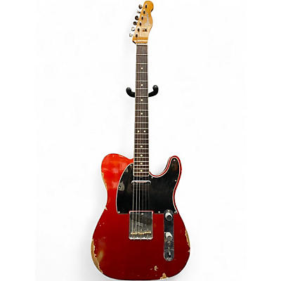 Used Fender Custom Shop 1963 Heavy Relic Telecaster Candy Apple Red Solid Body Electric Guitar