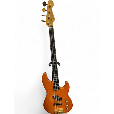Used Fender Custom Shop 1992 40th anniversary Precision Bass Tiger Orange Electric Bass Guitar