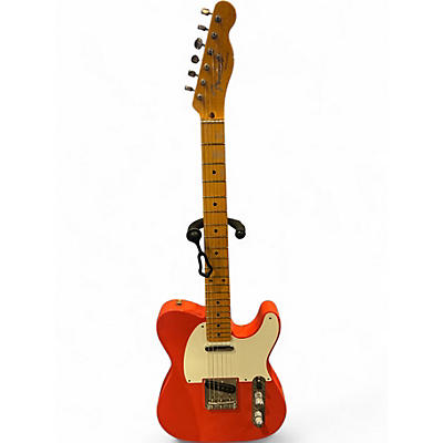 Used Fender Custom Shop 56 Telecaster Journeyman Fiesta Red Solid Body Electric Guitar