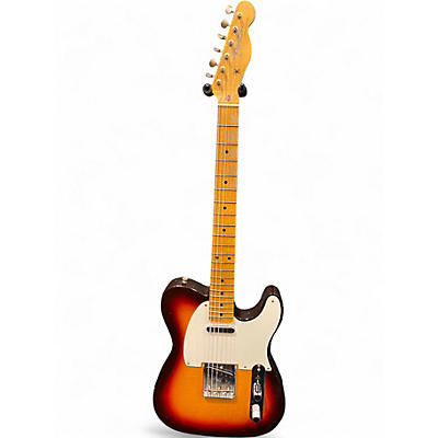 Used Fender Custom Shop 59 Telecaster Journeyman Relic 3 Color Sunburst Solid Body Electric Guitar
