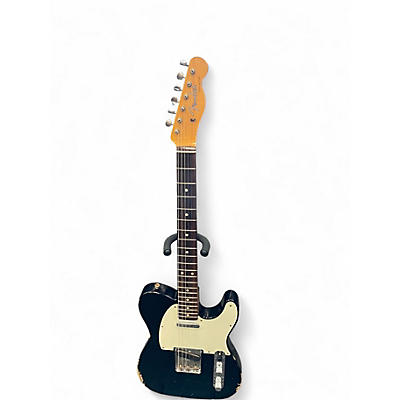 Used Fender Custom Shop 60 Telecaster Relic Black Solid Body Electric Guitar
