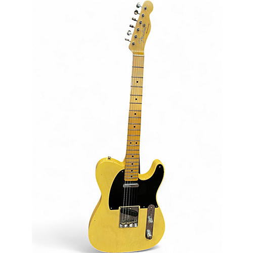 Used Fender Custom Shop 70th Anniversary Broadcaster Relic Butterscotch Solid Body Electric Guitar Butterscotch