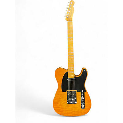 Used Fender Custom Shop Custom Deluxe Telecaster Amber Solid Body Electric Guitar