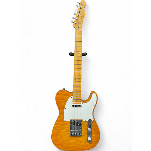 Fender Custom Shop Used Fender Custom Shop Custom Deluxe Telecaster Natural Solid Body Electric Guitar Natural