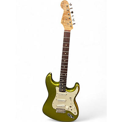 Used Fender Custom Shop Dick Dale Metallic Gold Solid Body Electric Guitar