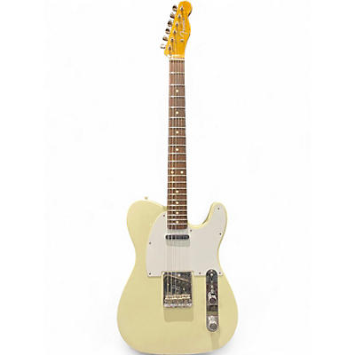 Used Fender Custom Shop Jimmy Page Mirror Telecaster White Blonde Solid Body Electric Guitar