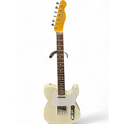 Used Fender Custom Shop Jimmy Page Mirror Telecaster White Blonde Solid Body Electric Guitar