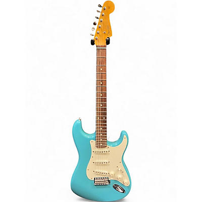 Used Fender Custom Shop LTD 59 Stratocaster Journeyman Closet Classic Faded Aged Taos Turquoise Solid Body Electric Guitar