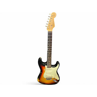 Used Fender Custom Shop LTD '64 L-Series Strat Heavy Relic 3 Color Sunburst Solid Body Electric Guitar