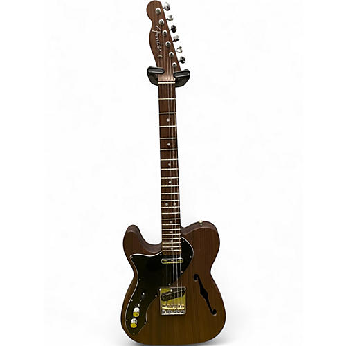 Used Fender Custom Shop LTD Rosewood Telecaster Thinline Lefty   Brown Hollow Body Electric Guitar Brown