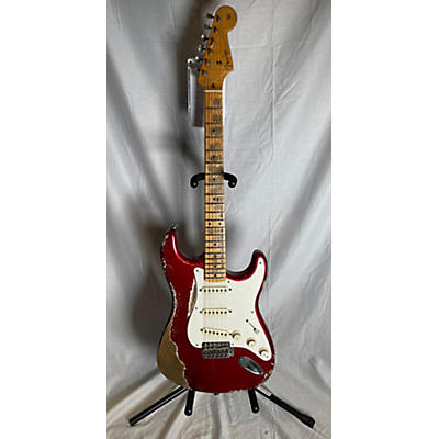 Fender Used Fender Custom Shop Limited Andy Hicks Masterbuilt 1958 Stratocaster Heavy Relic Poison Apple Red Solid Body Electric Guitar