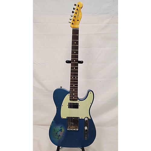 Used Fender Custom Shop Ltd 60s Floral Tele Lake Placid Blue Solid Body Electric Guitar Lake Placid Blue