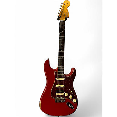 Used Fender Custom Shop Ltd 67 Strat Relic Dakota Red Solid Body Electric Guitar