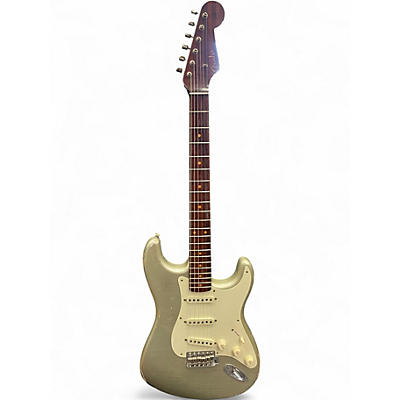 Used Fender D-Mag Strat Relic Custom Shop Silver Solid Body Electric Guitar