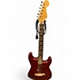 Used Fender DELUXE ACOUSTASONIC STRATOCASTER CRIMSON Acoustic Electric Guitar CRIMSON