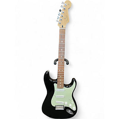 Used Fender DELUXE EDITION PLAYER STRATOCASTER ROASTED Black Solid Body Electric Guitar