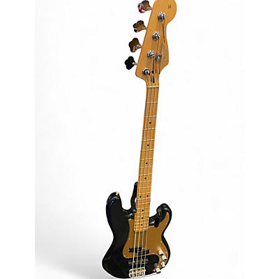 Used Fender DELUXE PERCISION BASS SPECIAL BLACK SPARKLE Electric Bass Guitar