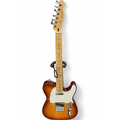 Used Fender DELUXE PLAYER TELECASTER 2 Color Sunburst Solid Body Electric Guitar