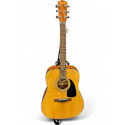 Used Fender DG-8S Natural Acoustic Guitar