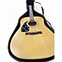 Used Fender DG10 Left Handed Natural Acoustic Guitar Natural