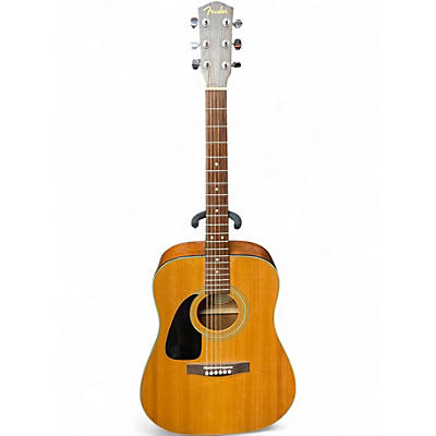 Used Fender DG10 Left Handed Natural Acoustic Guitar