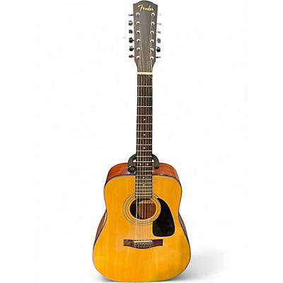 Used Fender DG1012 Natural 12 String Acoustic Guitar