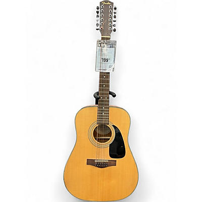 Used Fender DG1012 Natural 12 String Acoustic Guitar