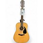 Used Fender DG1012 Natural 12 String Acoustic Guitar Natural