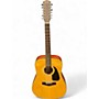 Used Fender DG1012 Natural 12 String Acoustic Guitar Natural