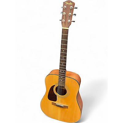 Used Fender DG14SLH Natural Acoustic Guitar