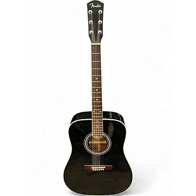 Used Fender DG16 Black Acoustic Guitar