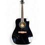 Used Fender DG16 Black Acoustic Guitar Black