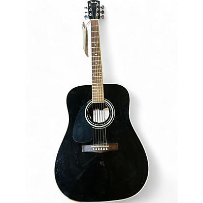 Fender Used Fender DG16LH Black Acoustic Guitar