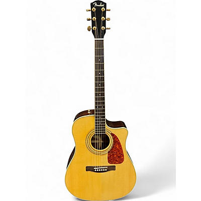 Fender Used Fender DG200SCE Natural Acoustic Electric Guitar