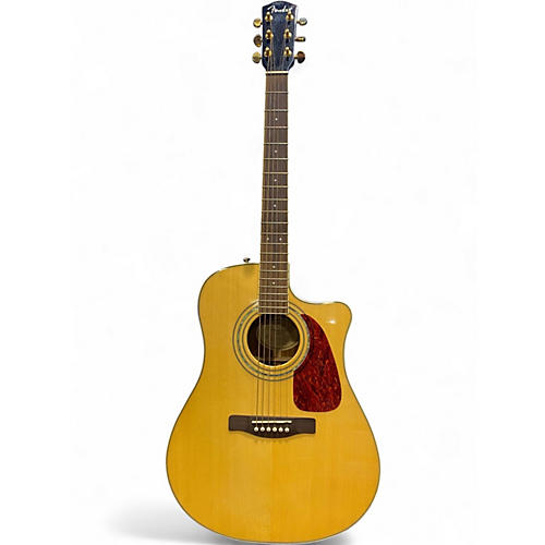 Used Fender DG200SCE Natural Acoustic Electric Guitar Natural